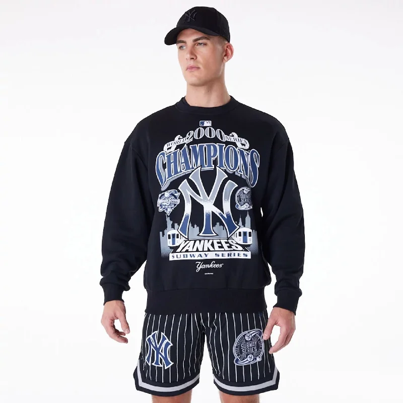 New York Yankees New Era Australia Black Oversized Sweater