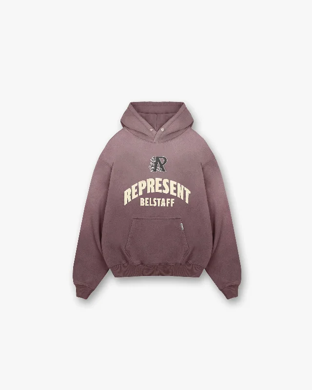 Represent X Belstaff Flame Phoenix Hoodie - Plum