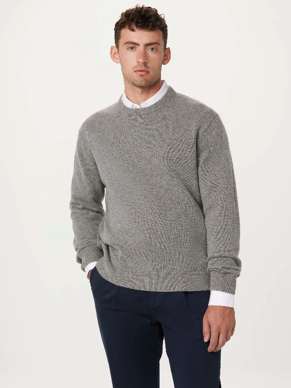 The Lambswool Sweater in Grey