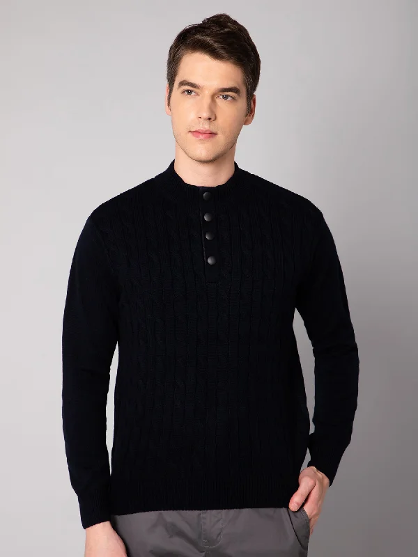 Mens Navy Sweater