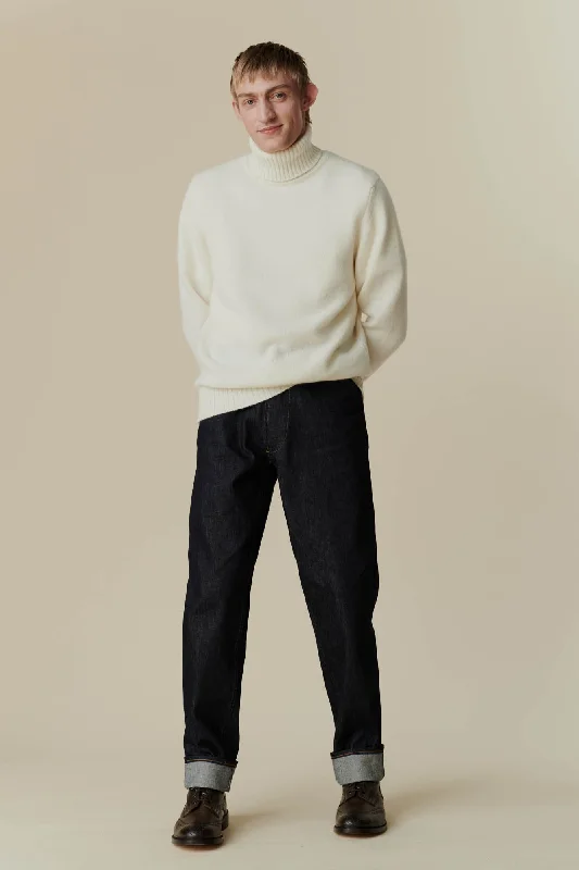 Men's Roll Neck - Ecru