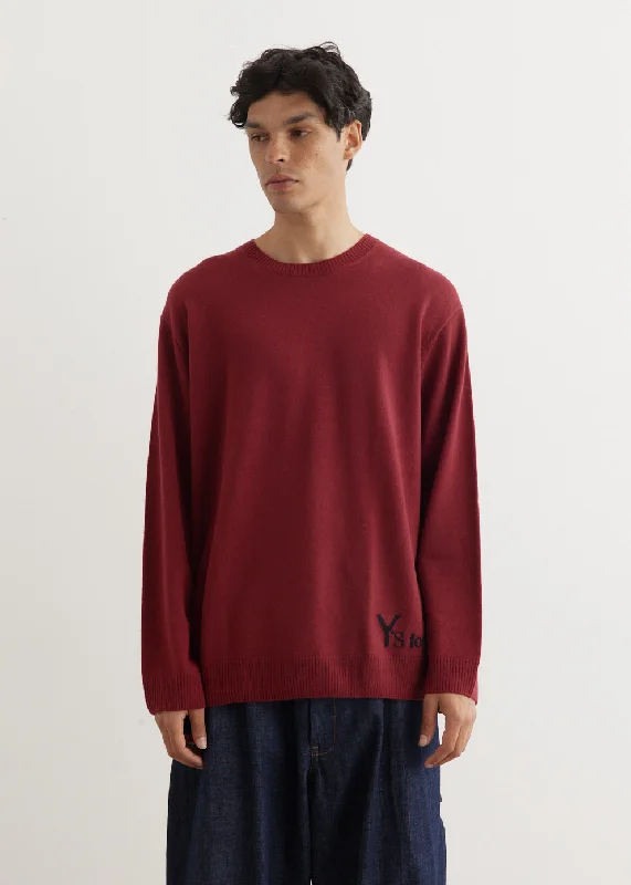 Logo Round Neck Knit